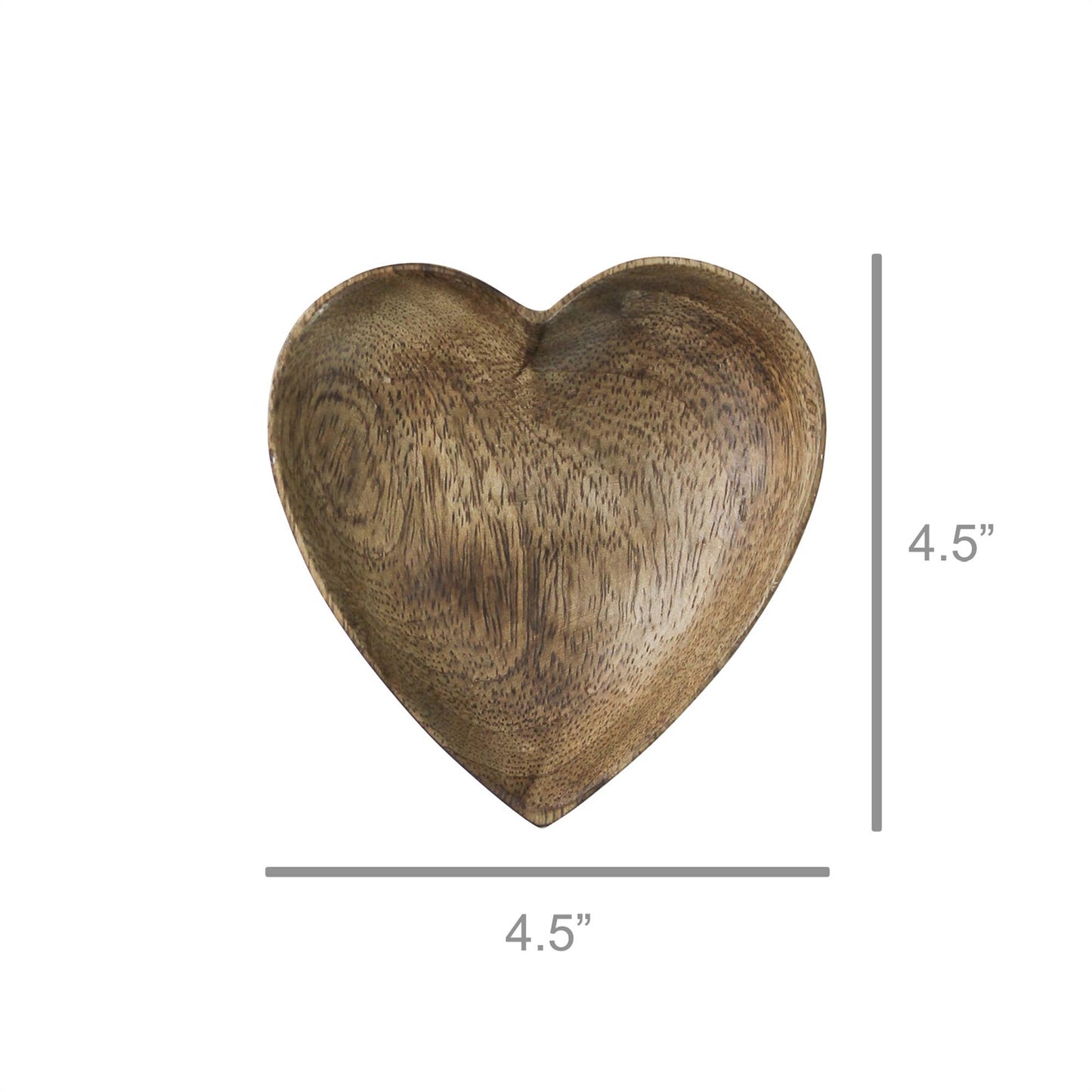 Heart Dish Wood