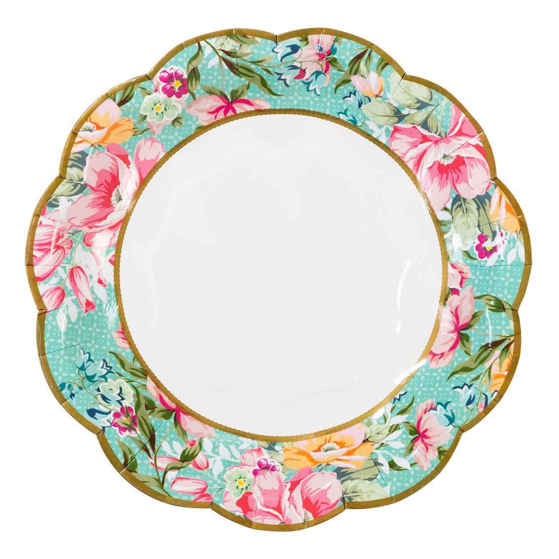 Small Plates Truly Vintage Paper Plates - 12 Pack