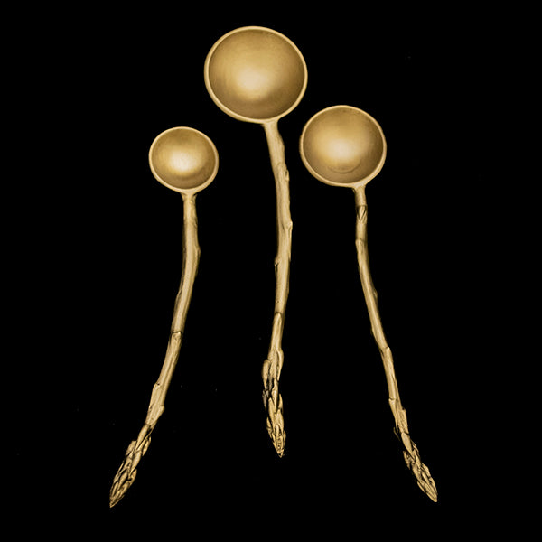 Asparagus Nest Spoons S/3