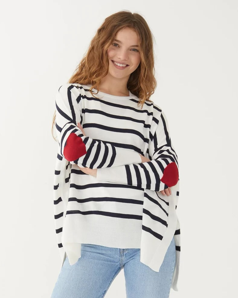 Amour Sweater - Navy Stripes by MERSEA