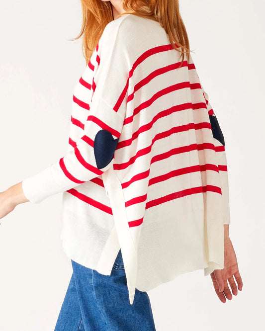 Amour Sweater - Red Stripe by MERSEA