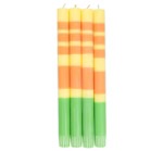 Taper Candles Stripe S/4 by British Colour Standard