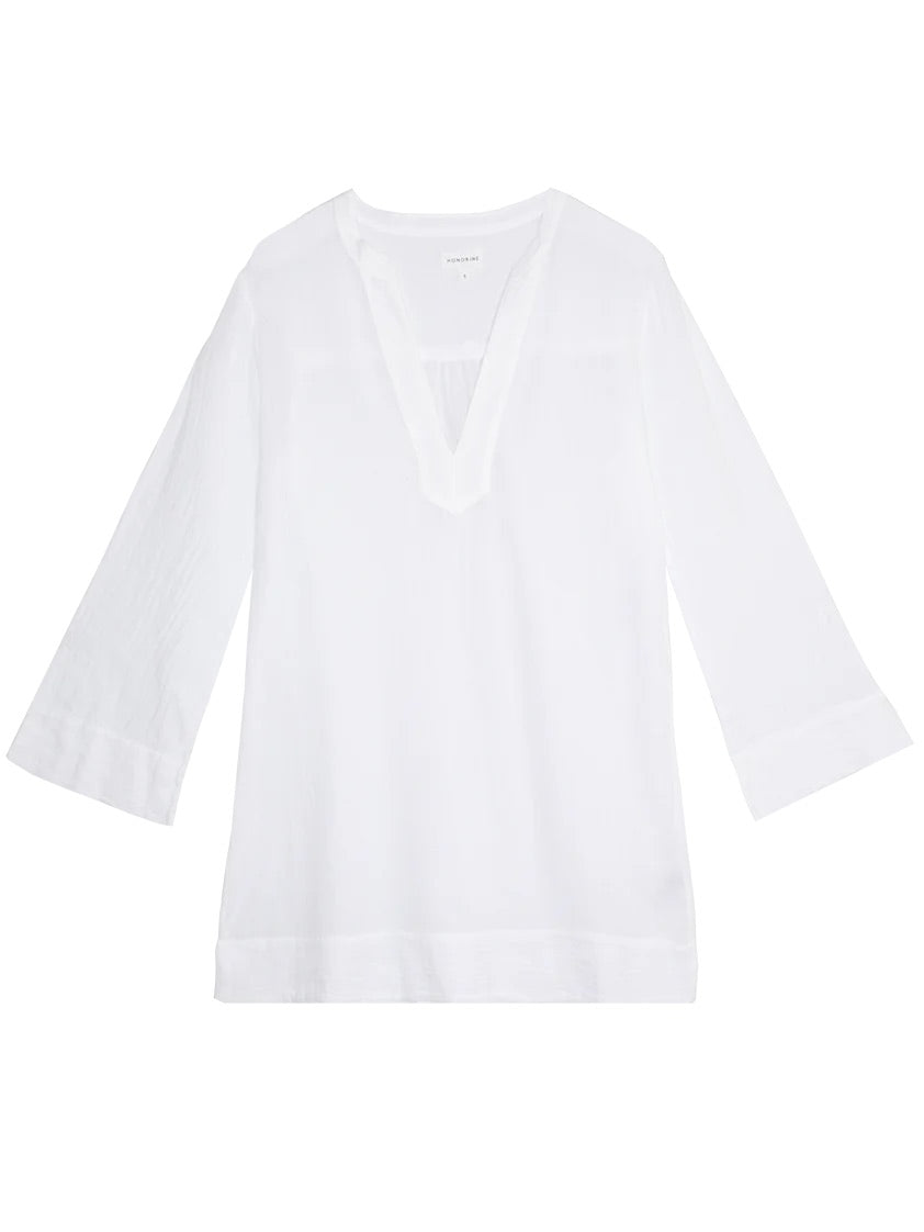 Short Saylor Coverup in White by HONORINE - SALE