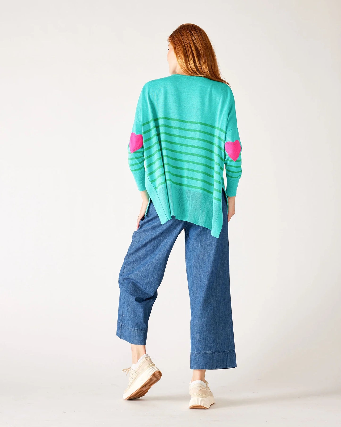 Amour Sweater - Jade Stripe by MERSEA
