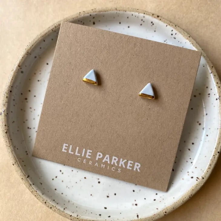 Triangle Studs Earrings - Multiple Colors