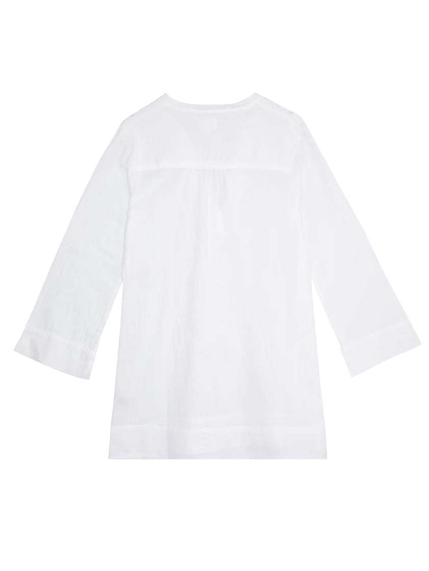 Short Saylor Coverup in White by HONORINE - SALE