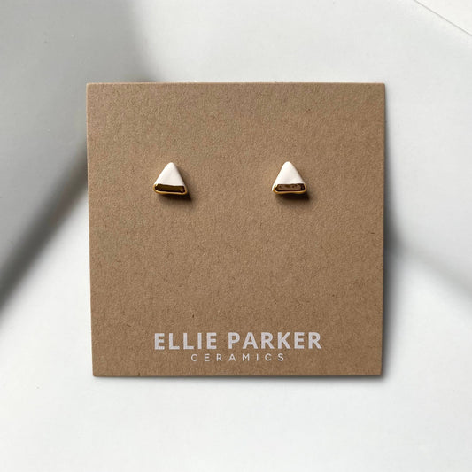 Triangle Studs Earrings - Multiple Colors